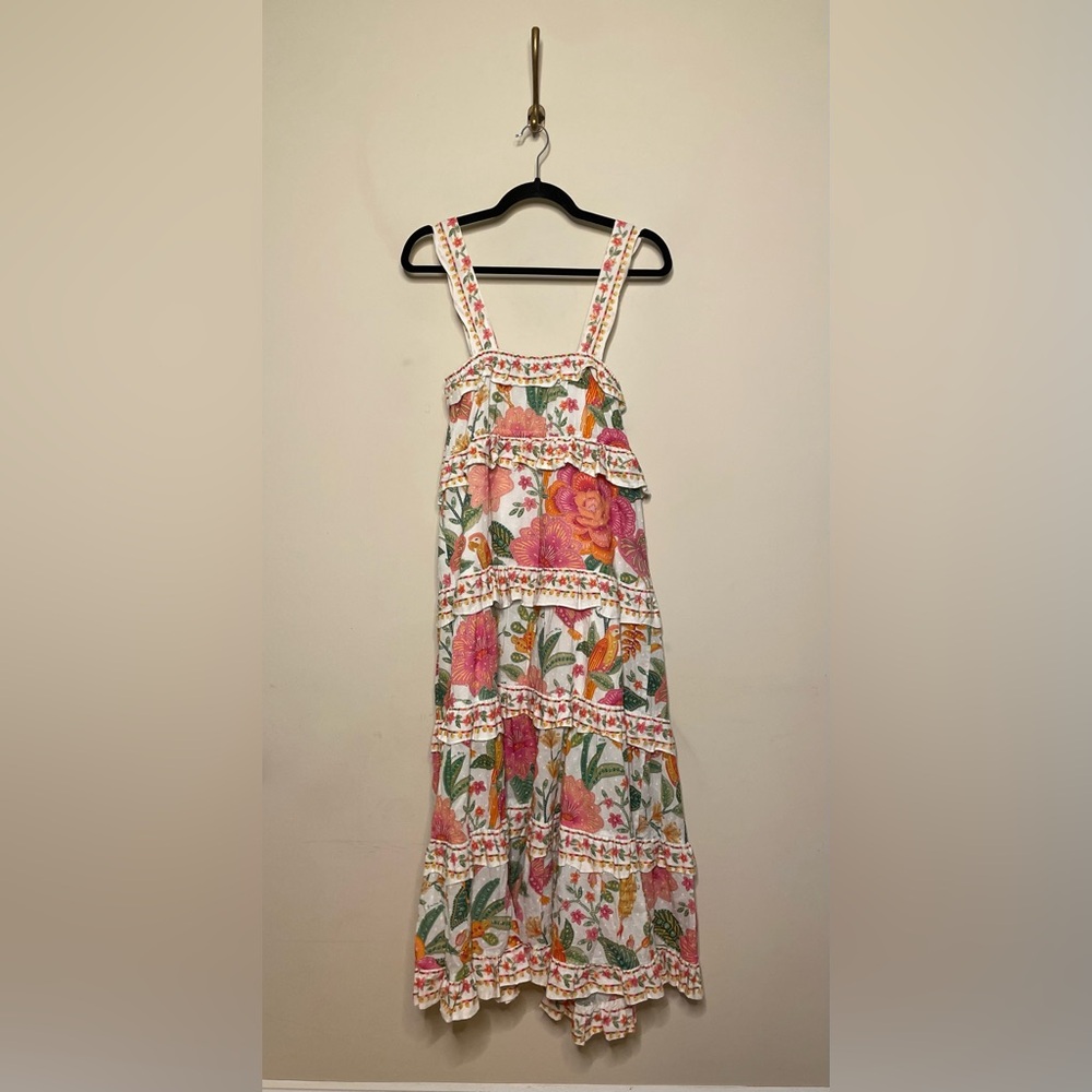FARM Rio Macaw Bloom Ruffle Tiered Dress - Picture 15 of 15